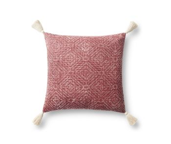 P0621 Red 22"x22" Pillow