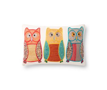 P0869 Natural/Multi 13"x21" Pillow