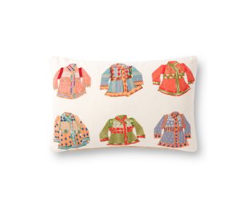 P0870 Natural/Multi 13"x21" Pillow
