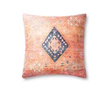 P0883 Coral/Multi 36"x36" Pillow