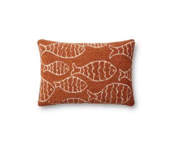 P0908 Orange 16"x26" Pillow
