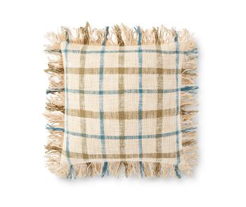 P0940 Natural/Multi 18"x18" Pillow