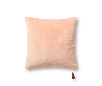 P1153 Coral/Gold 18" x 18" Pillow