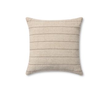 Keisha PAL0046 Natural/Brown 18" Pillow