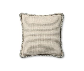 Oroville PAL0051 Natural/Blue 18" Pillow