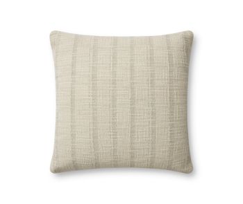 Joshua PAR0006 Ivory/Grey 18''x18'' Pillow