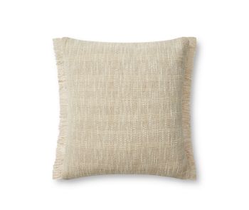 Bella PAR0008 Sand/Natural 18''x18'' Pillow