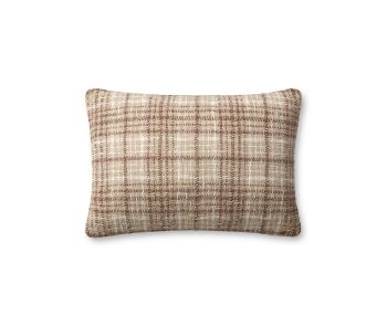 PCJ0014 Brown/Ivory 16"x26" Pillow