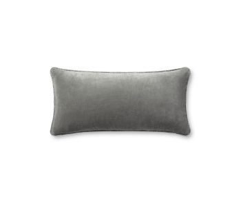 PCJ0020 Grey 12"x27" Lumbar Pillow