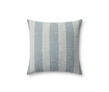 Auggie PCJ0021 Blue/White 22" Pillow