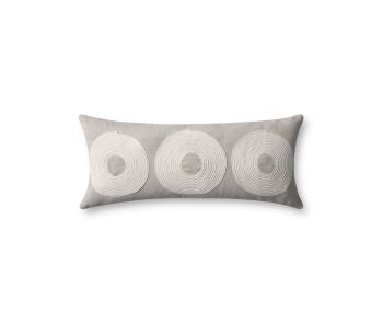 PLL0035 Taupe/Natural 12"x27" Lumbar Pillow