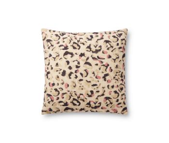 PLL0055 Ivory/Black 22"x22" Pillow