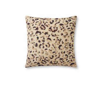 PLL0056 Ivory/Black 22"x22" Pillow