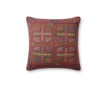 PLL0106 Berry/Multi 22"x22" Pillow