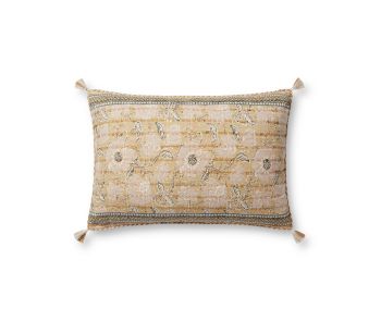 PLL0116 Wheat/Multi 16"x26" Pillow