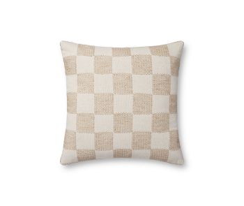 PLL0123 Beige 22"x22" Pillow