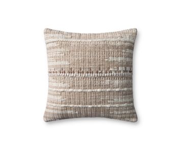 PLL0124 Ivory/Beige 18" Pillow
