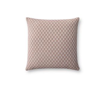 PLL0125 Ivory/Brown 18" Pillow
