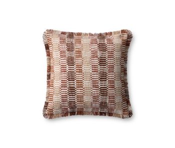 PLL0133 Orange/Multi 22" Pillow