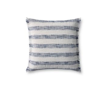 PLL0134 Blue/Ivory 22" Pillow