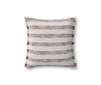 PLL0134 Rust/Ivory 22" Pillow