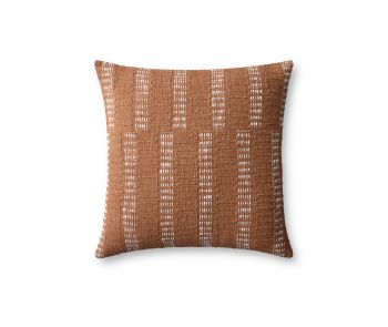 PLL0135 Rust/Ivory 22" Pillow
