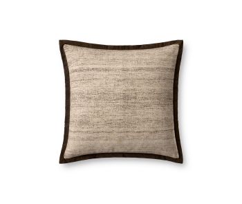 PLL0143 Brown/Ivory 22" Pillow