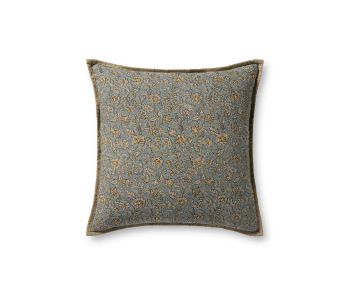 PLL0164 Light Blue/Multi 22" Pillow