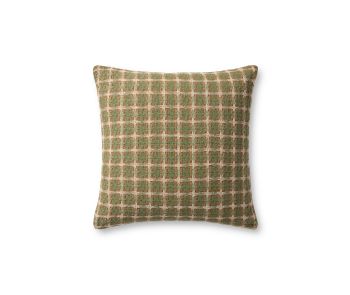 PLL0169 Green/Multi 20"x20" Pillow