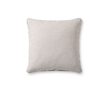 Elara PMH0070 White/Blue 22" Pillow