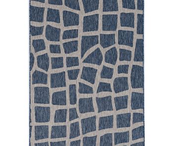 Provo 5763 Blue/Grey Bedrock Area Rug