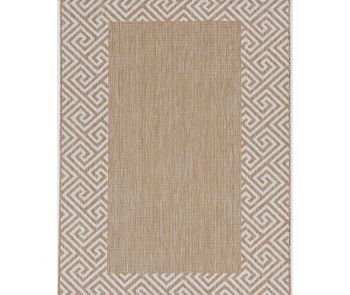 Provo 5766 Natural Greek Key Area Rug