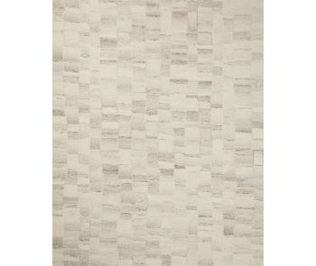 Rocky ROC-01 Ivory/Silver Area Rug