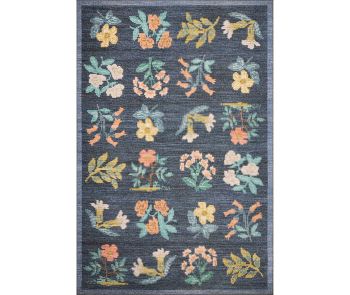 Rosa RSA-03 Navy Area Rug