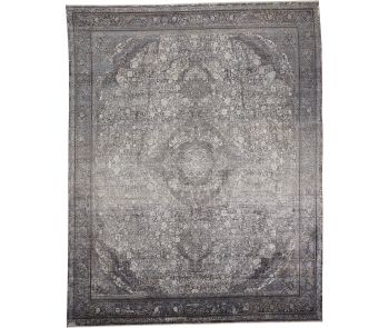 Sarrant 3967F Gray/Silver/Ivory Area Rug