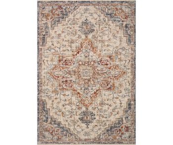 Sorrento SOR-05 Ivory/Fiesta Area Rug