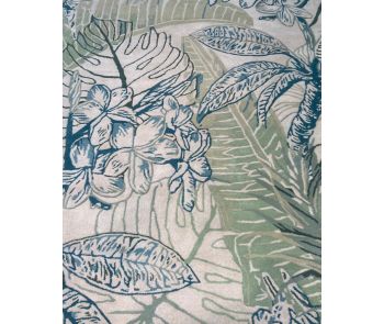 Sparta Ivory/Green Foliage Area Rug