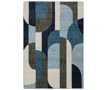 Strada str03 Blue/Grey Area Rug