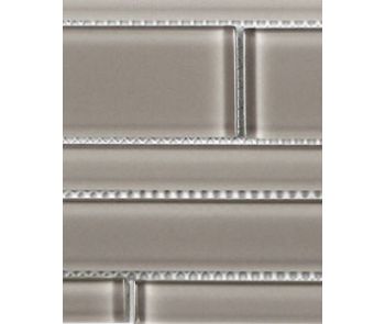Translucent Clear Glass Simply Gray Tile