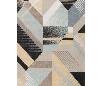 Washable Decor WSD10 Blue Multicolor Area Rug