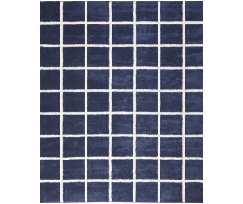 West End Ave WTE01 Navy Ivory Area Rug