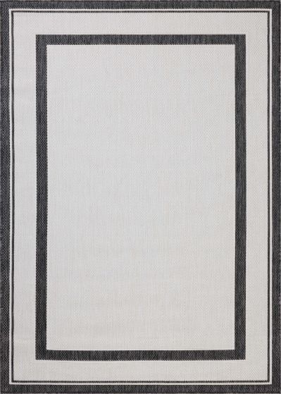 Easton ESN-11 Onyx/Ivory 2'3"x3'9" Area Rug