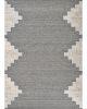 Joshua Saddleback Snow Grey Area Rug