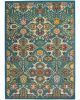 Allur ALR03 Turquoise Ivory Area Rug