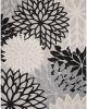 Aloha ALH05 Black White Area Rug