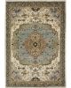 Andorra 2451b Ivory/Blue Area Rug