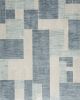 Astra Machine Washable ASW09 Blue Ivory Rug