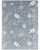 Astra Machine Washable ASW18 Blue Rug