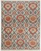 Beall 6712F Orange/Gray Area Rug
