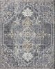 Cassandra CSN-02 Charcoal/Gold Area Rug